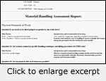 Manual Materials Handling Assessment excerpt